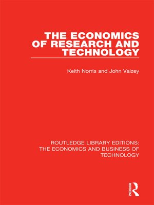 cover image of The Economics of Research and Technology
